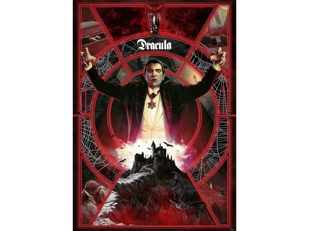 Puzzle 1000 Hall Of Horror Dracula Scarily Limited Edition