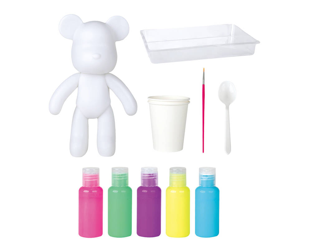 Marbleous Creations Kit di pittura Marble Bear da 23 cm