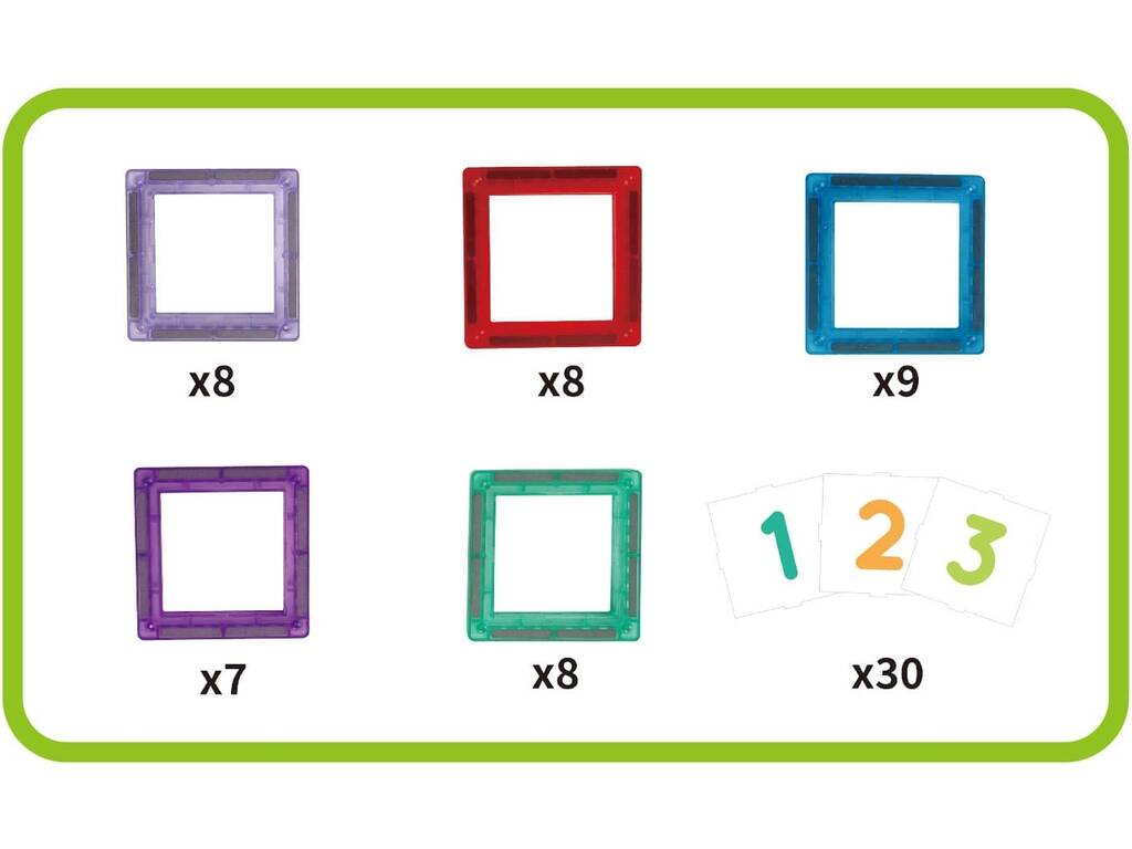 Blocs de construction magnétiques avec 70 pièces