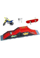 Finger Skatepark Set Structure pour acrobaties avec moto et skateboards