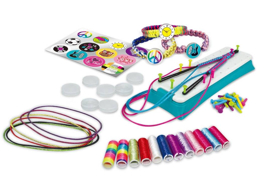 Il mio laboratorio di braccialetti con telaio e accessori