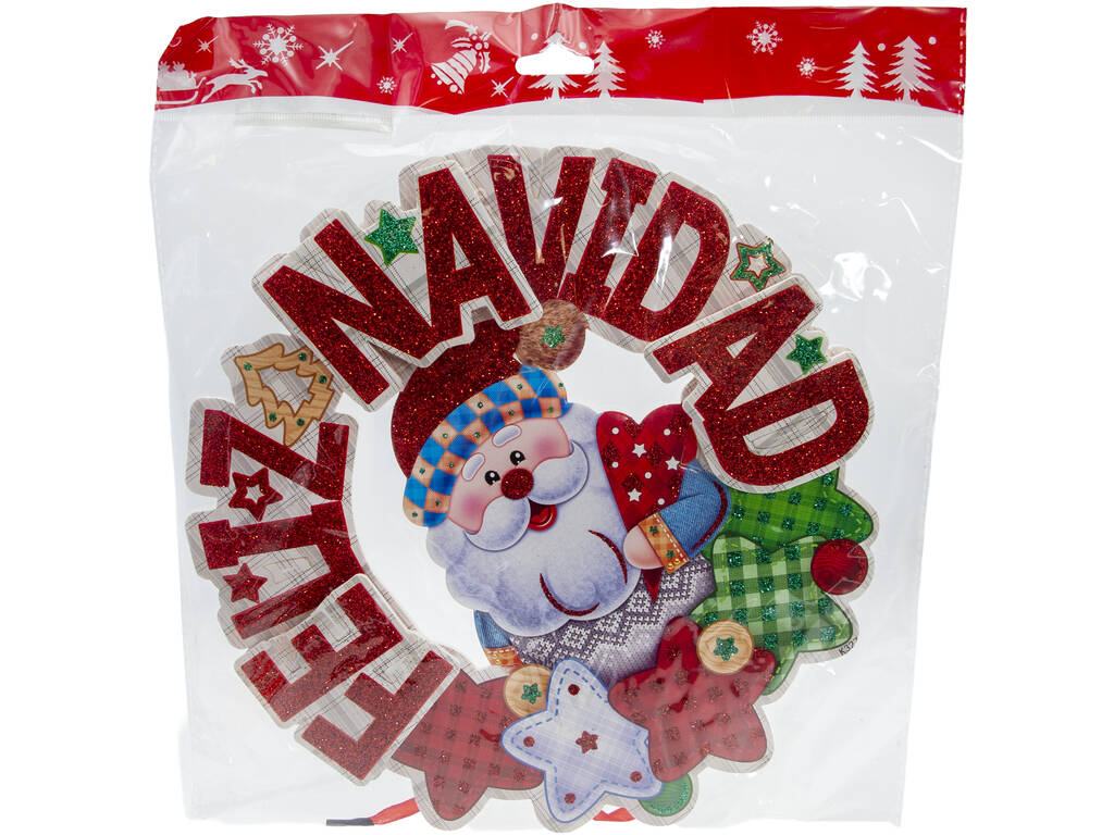 Decorazione natalizia Poster Babbo Natale 28x28 cm