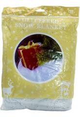 Weihnachtsschmuck Weißer Baumwoll-Schnee mit Glitzer 90 g