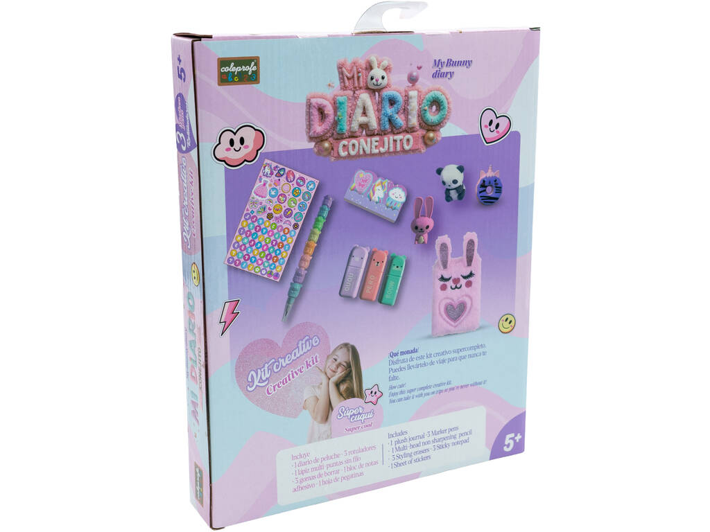 My Diary Bunny Kit créatif avec journal et accessoires