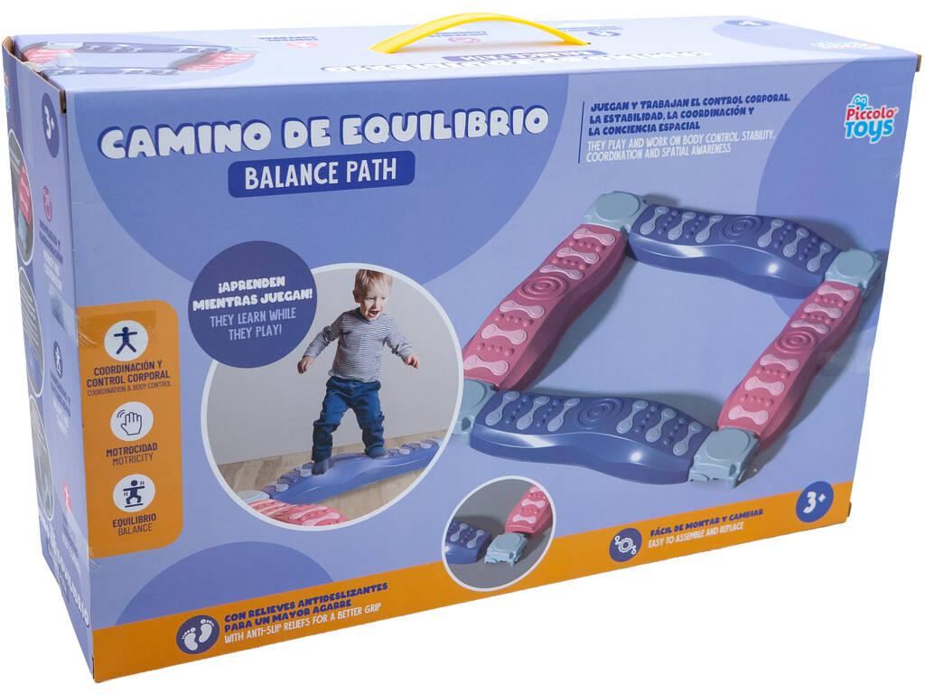 Percorso di equilibrio Set 8 pezzi incastrabili