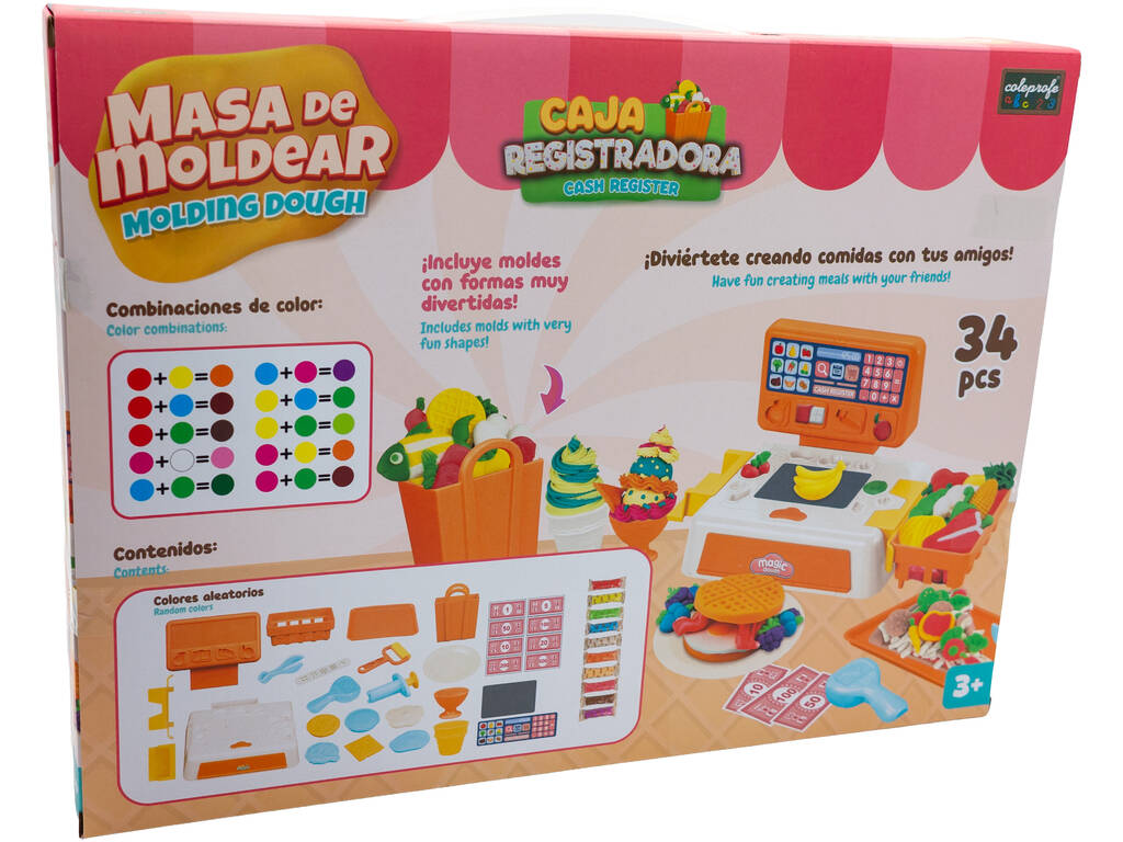 Masa de Moldear Set Caja Registradora