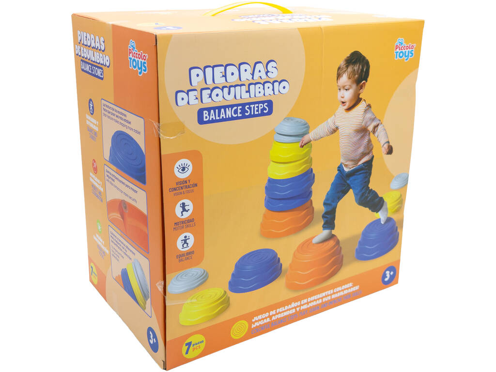 Set di 7 pietre da equilibrio impilabili