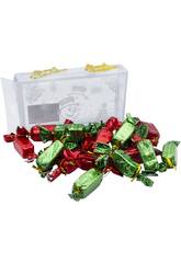 Weihnachtsbaum-Schmuck Box mit 22 Grünen und Roten Ornamenten, 2x10 cm