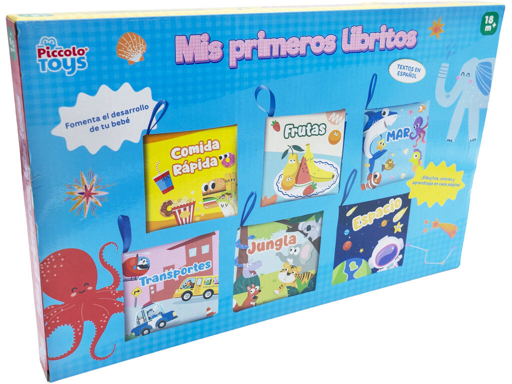 Mes Premiers Livres Pack 6 Livres en Tissu
