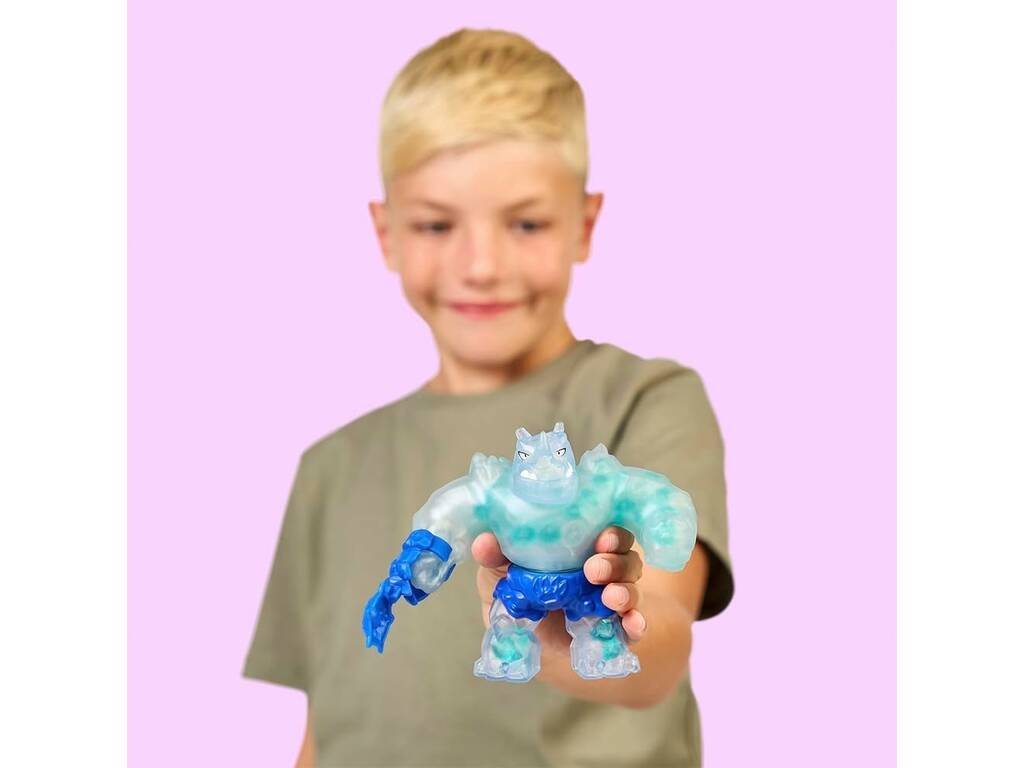 Heroes Of Goo Jit Zu Meteor Madness Figura Ultra Rare Crunchy Rhinostone