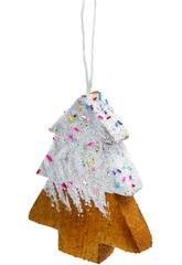 Weihnachtsdekoration Lebkuchen-Weihnachtsbaum 12x10 cm