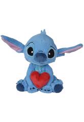 Disney Stitch Peluche Stitch de 25 cm avec cœur