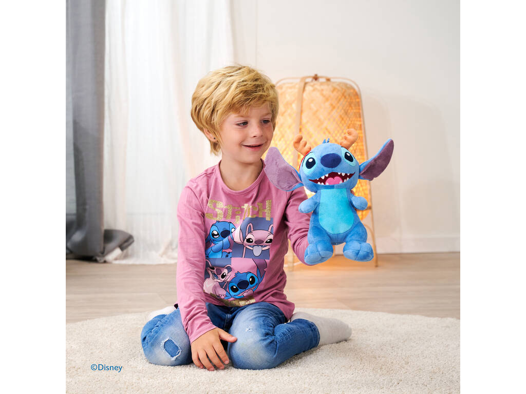 Disney Stitch Peluche Stitch Reno de 25 cm