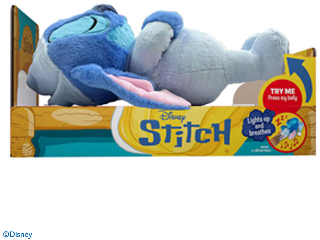 Disney Stitch Peluche Stitch Hora de Dormir de 31 cm