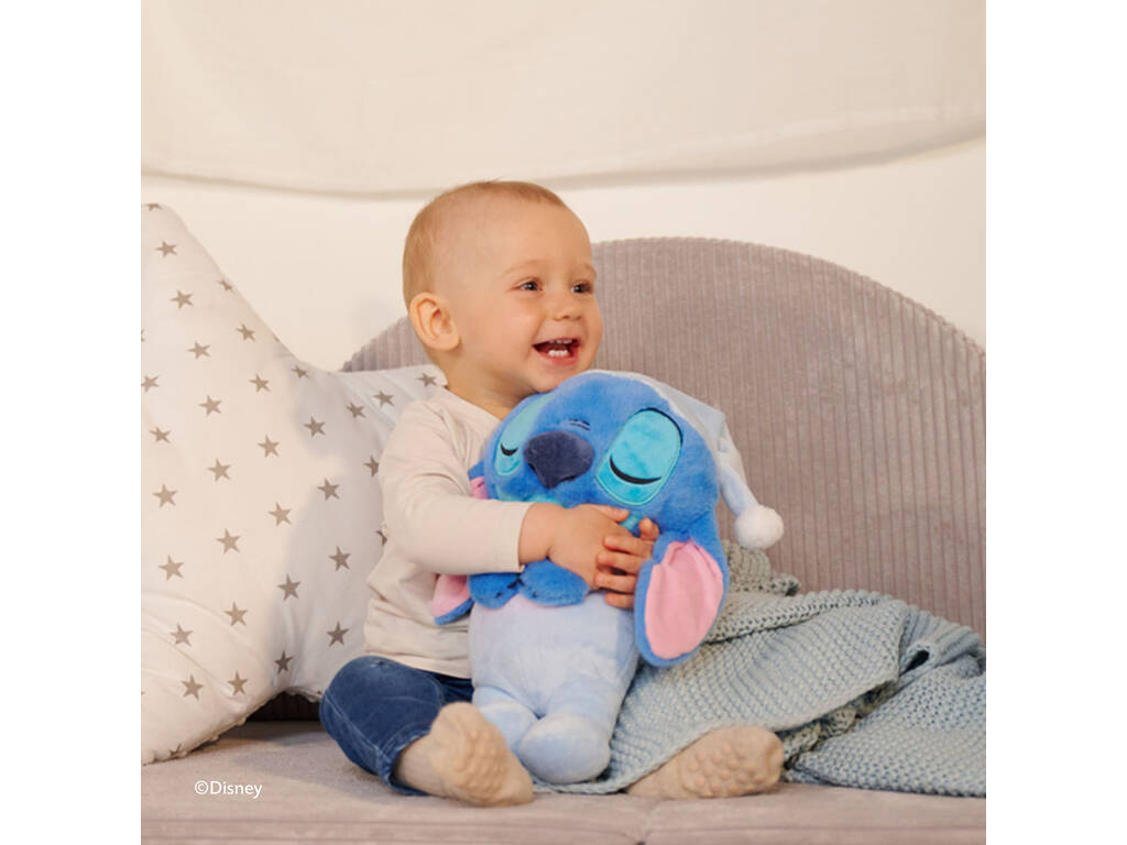 Disney Stitch Peluche Stitch Hora de Dormir de 31 cm