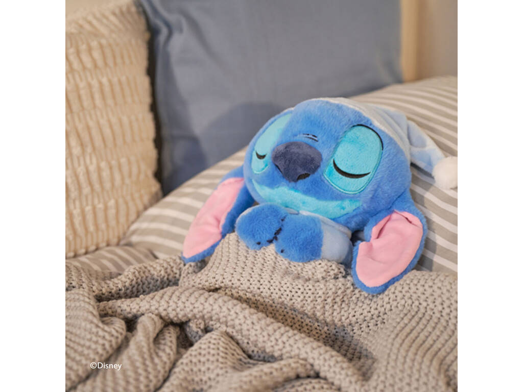 Disney Stitch Peluche Stitch Hora de Dormir de 31 cm