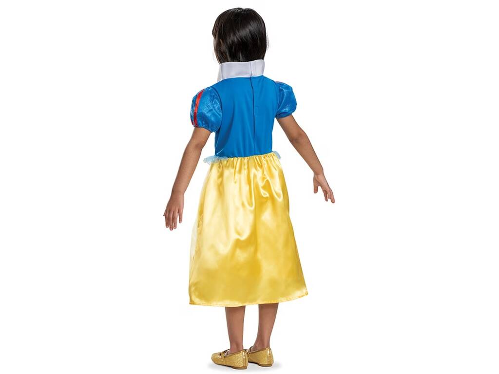 Fato Infantil Princesas Disney Branca de Neve 7-8 Anos