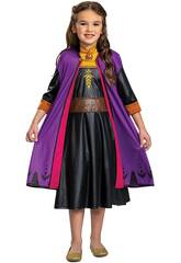 D�guisement enfant Disney Frozen Anna en voyage 3-4 ans
