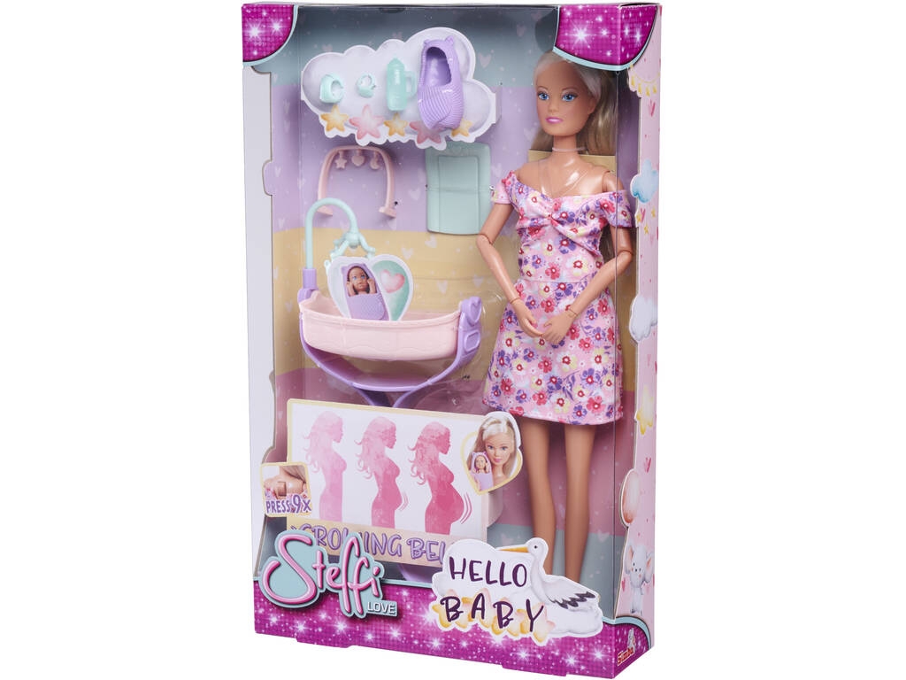 Steffi Love Muñeca con Set Bienvenida para el Bebé