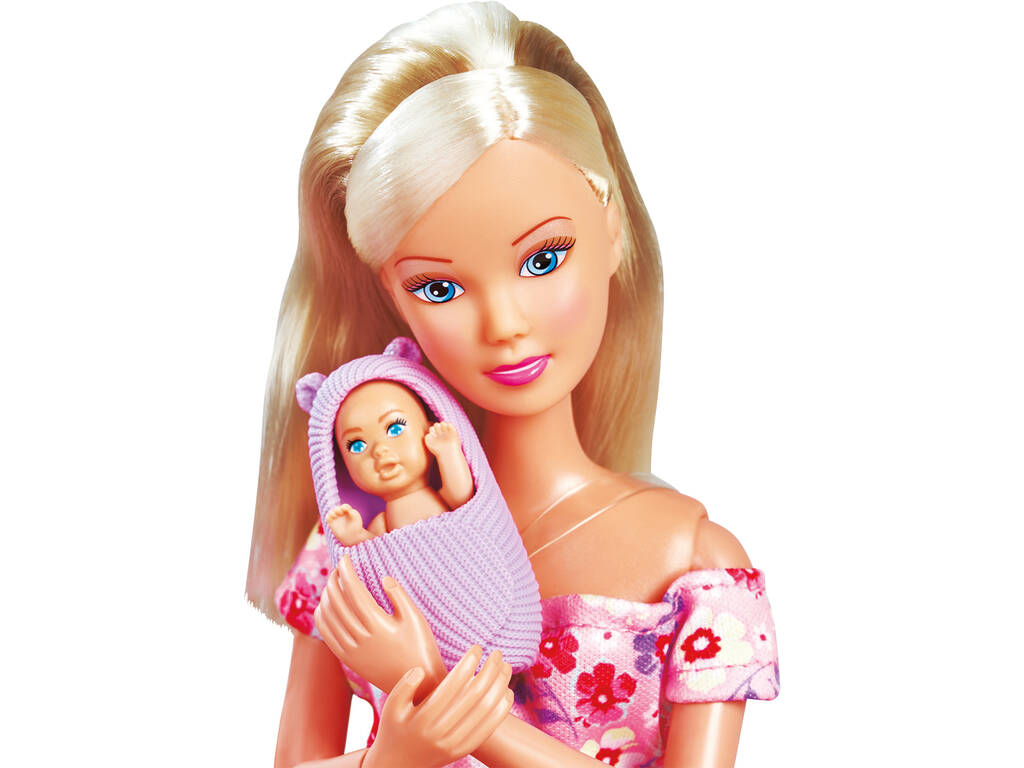 Steffi Love Muñeca con Set Bienvenida para el Bebé