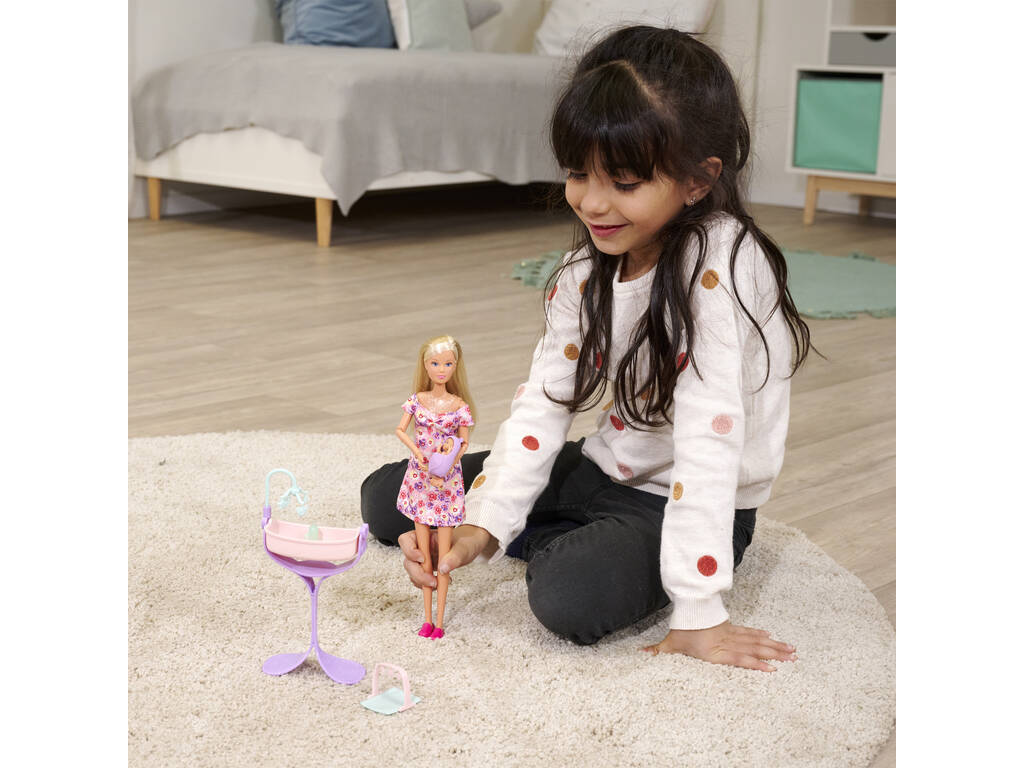 Steffi Love Muñeca con Set Bienvenida para el Bebé