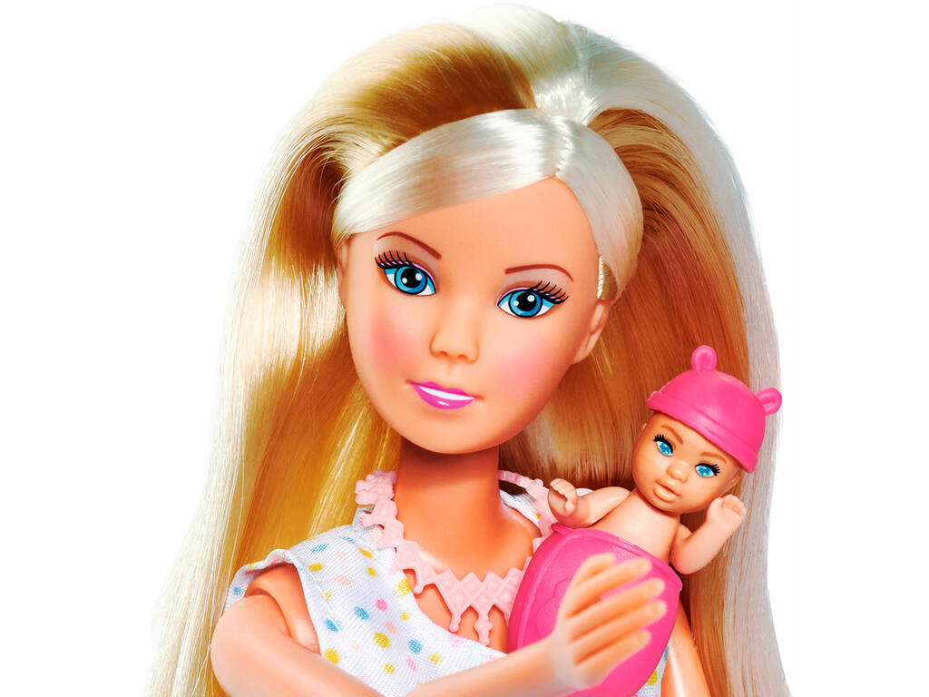 Steffi Love Muñeca con Habitación del Bebé Recién Nacido con Accesorios