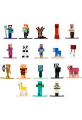 Nano Metalfigs Minecraft Pack 18 figurine in metallo da 4 cm
