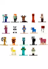 Nano Metalfigs Minecraft Pack 18 figurines métalliques de 4 cm