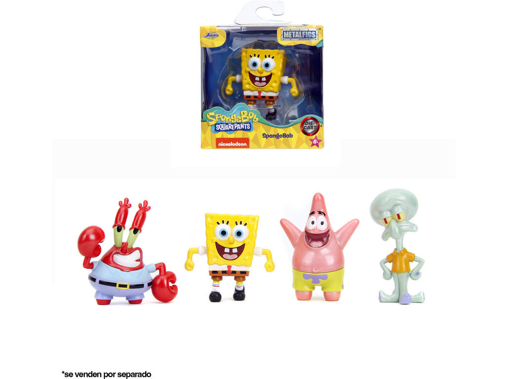 Metalfigs Bob Esponja Figura de Metal de 7 cm