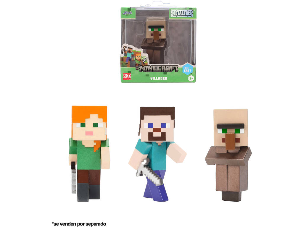 Metalfigs Minecraft Figura de Metal de 7 cm