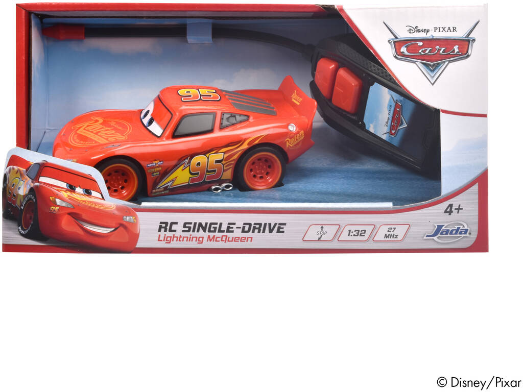 Disney Cars Auto Saetta McQueen Single-Drive Radio Control da 14 cm