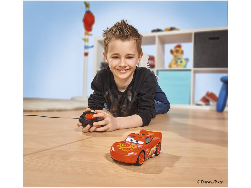 Disney Cars Auto Saetta McQueen Single-Drive Radio Control da 14 cm