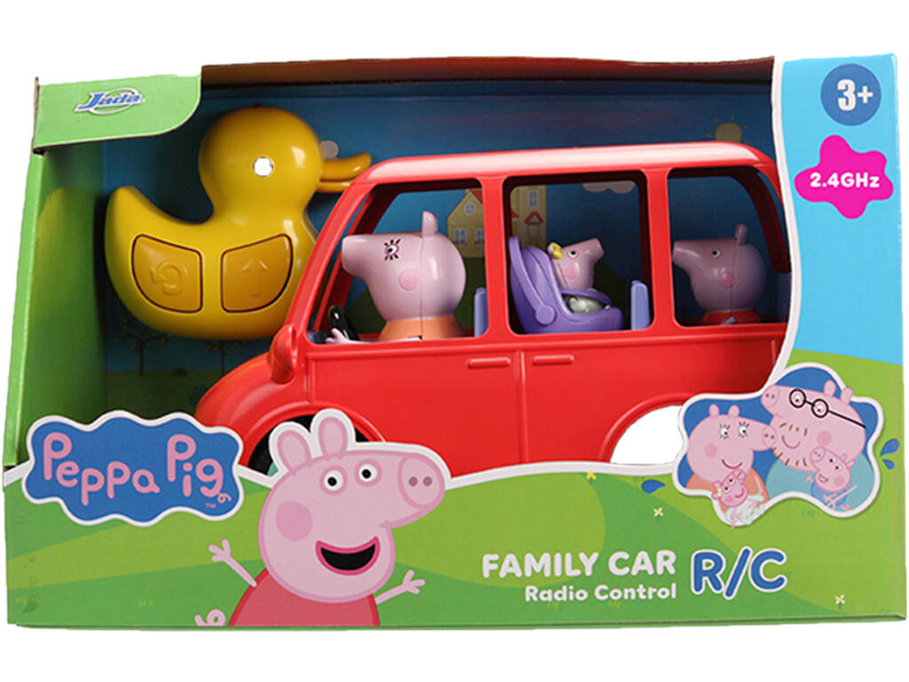 Peppa Pig Coche Familiar Radio Control de 19 cm