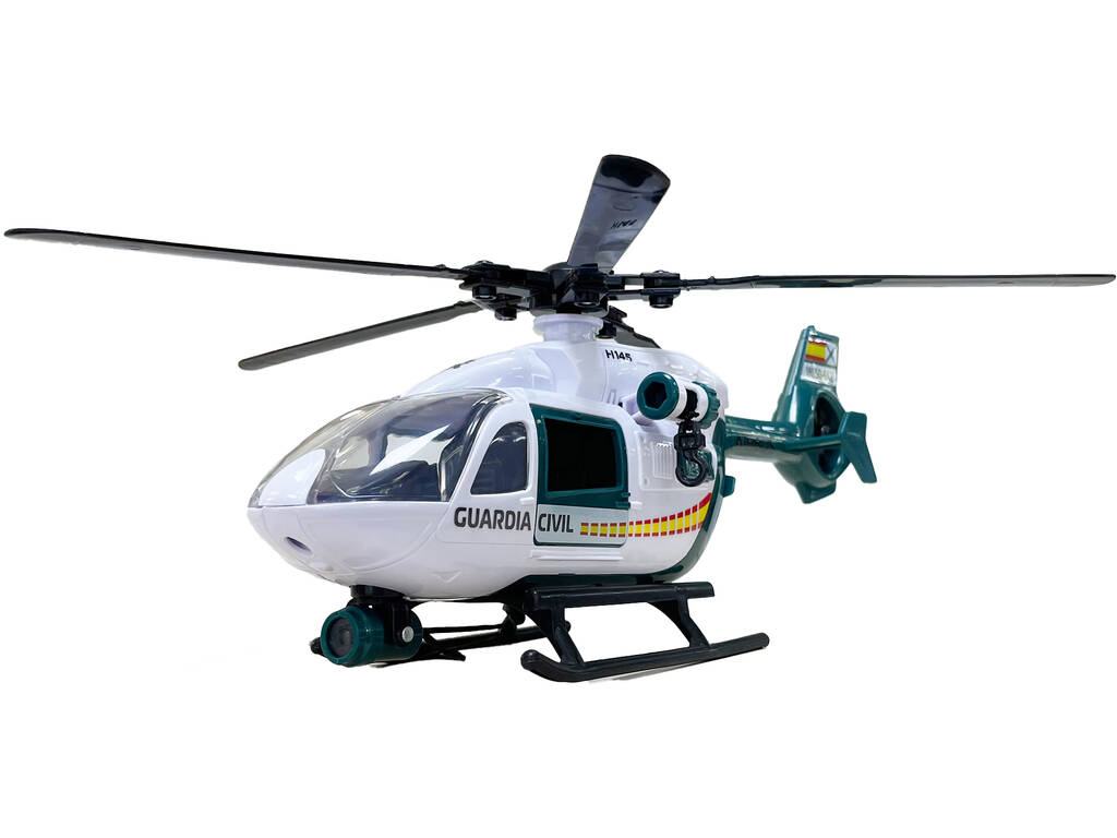Dickie Toys Helicóptero Airbus de la Guardia Civil de 36 cm con Luz y Sonidos