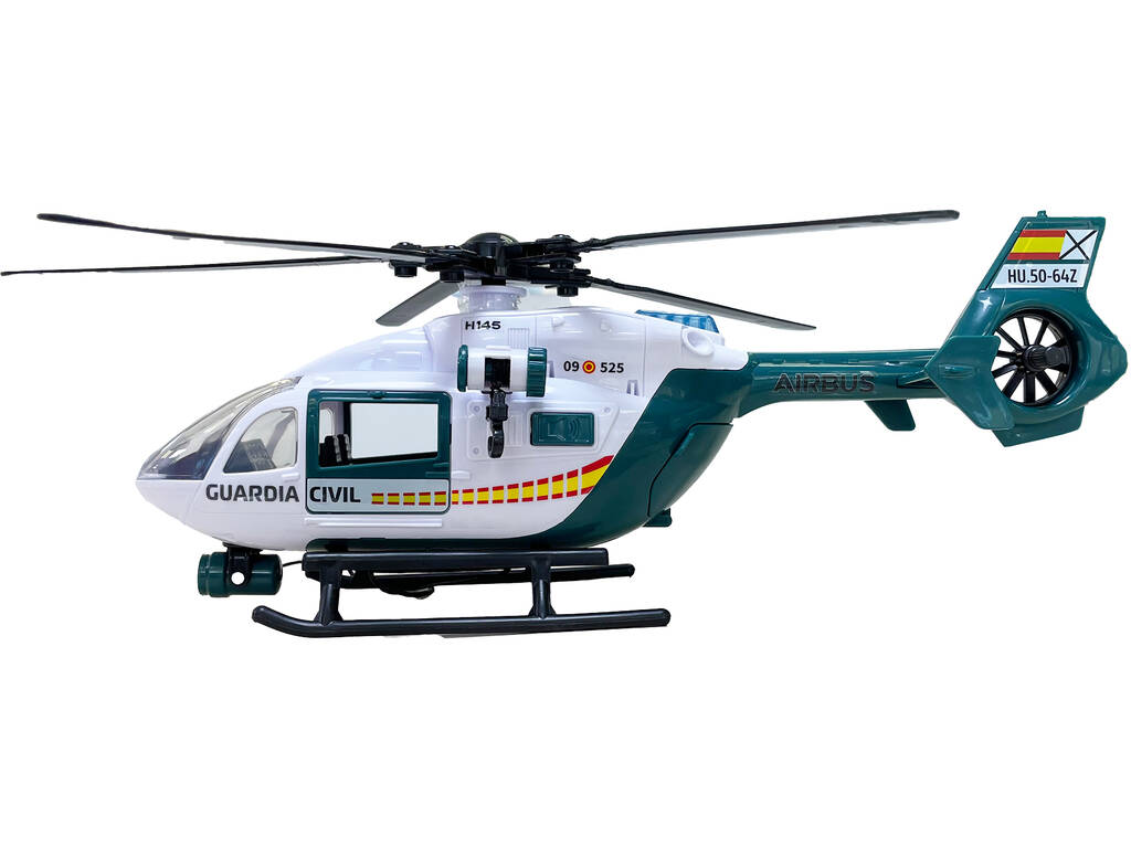Dickie Toys Helicóptero Airbus de la Guardia Civil de 36 cm con Luz y Sonidos