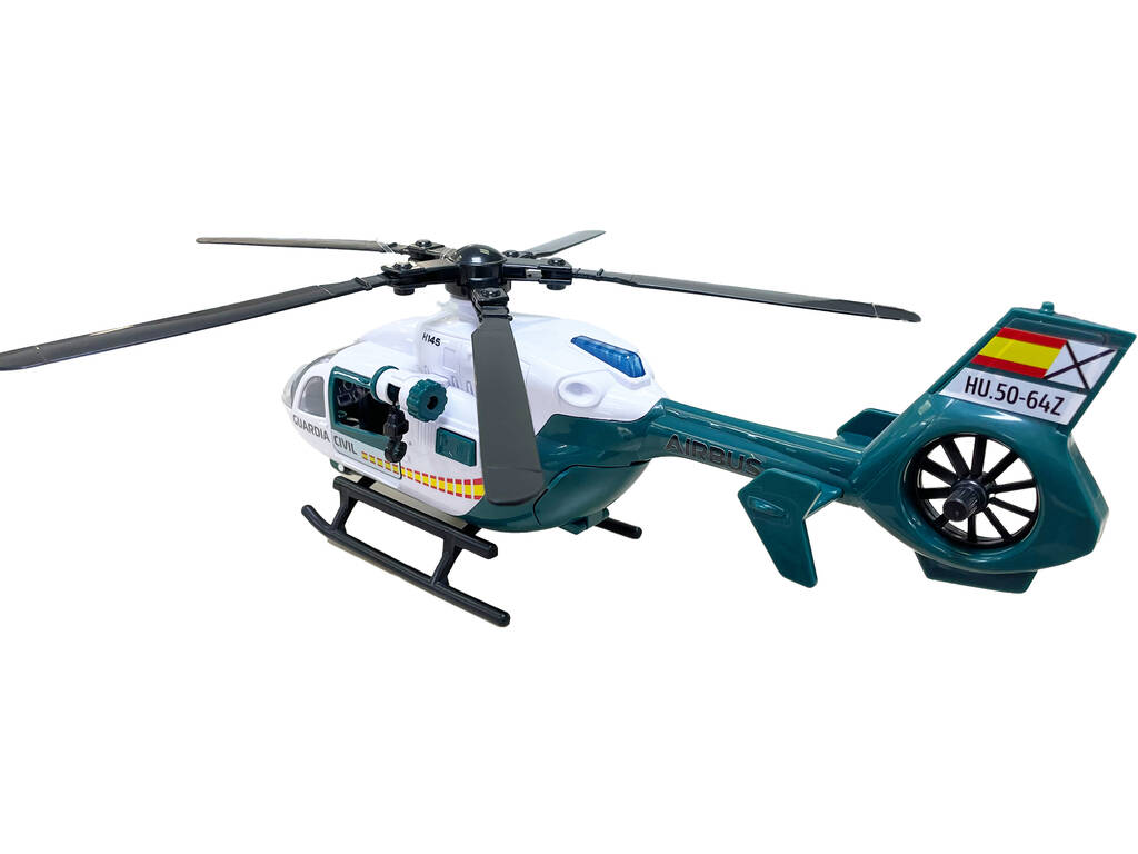 Dickie Toys Helicóptero Airbus de la Guardia Civil de 36 cm con Luz y Sonidos