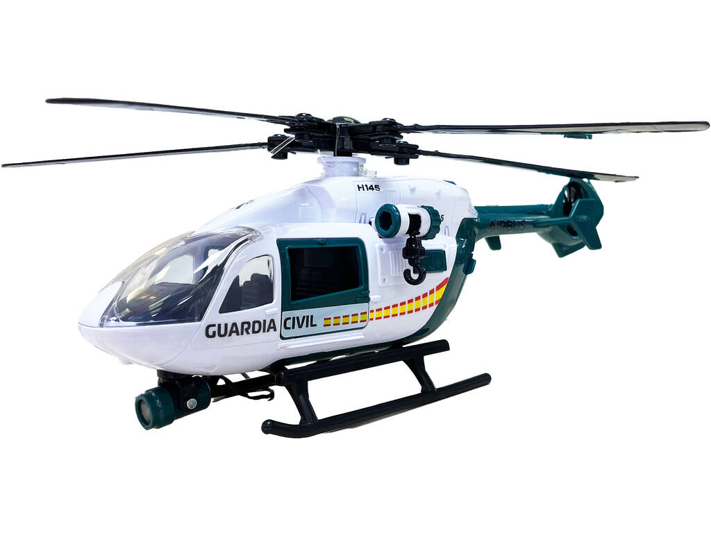Dickie Toys Helicóptero Airbus de la Guardia Civil de 36 cm con Luz y Sonidos