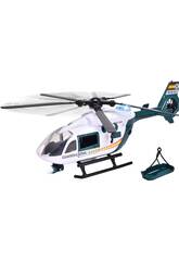 Dickie Toys Hélicoptère Airbus de la Garde civile de 36 cm avec lumière et sons