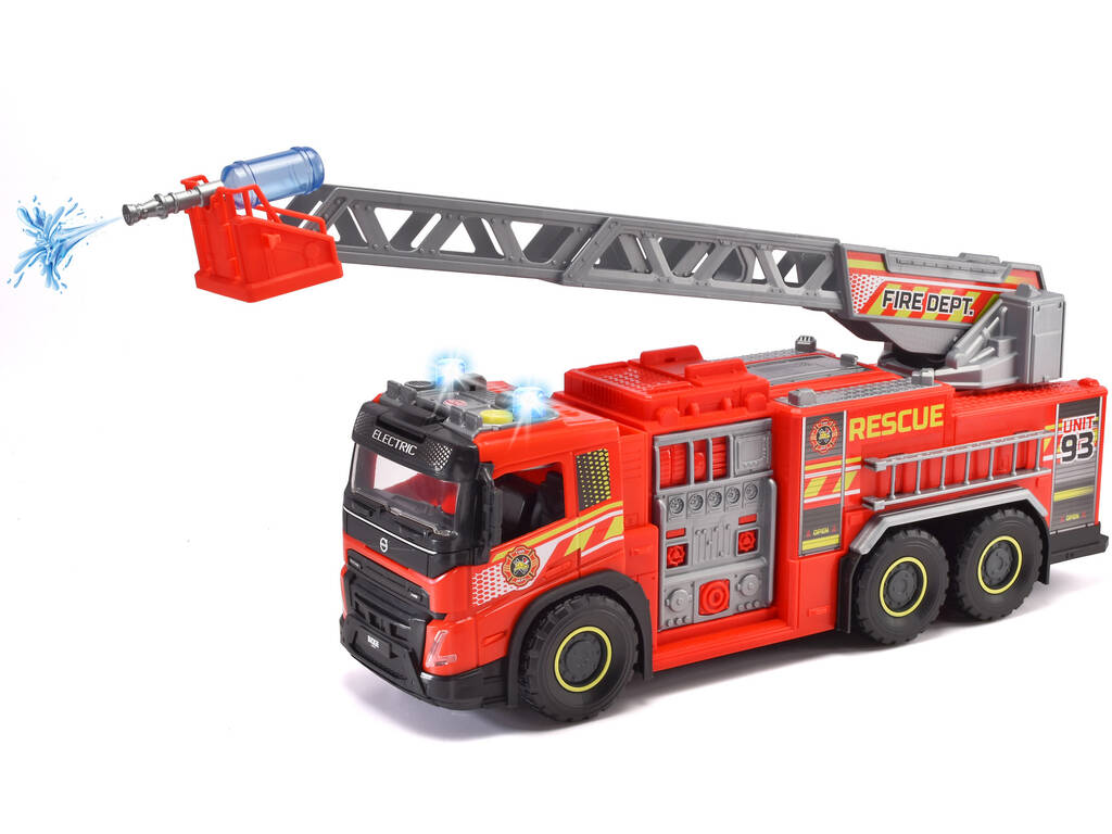 Camión de Bomberos Volvo de 55 cm con Luces y Sonidos
