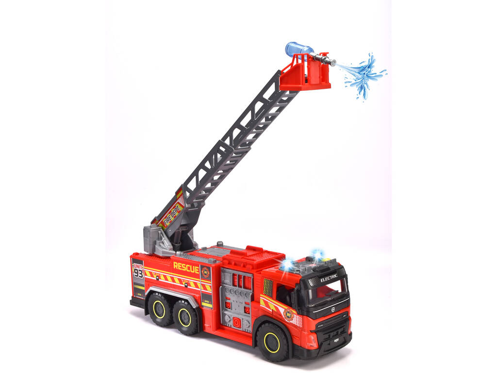Camión de Bomberos Volvo de 55 cm con Luces y Sonidos