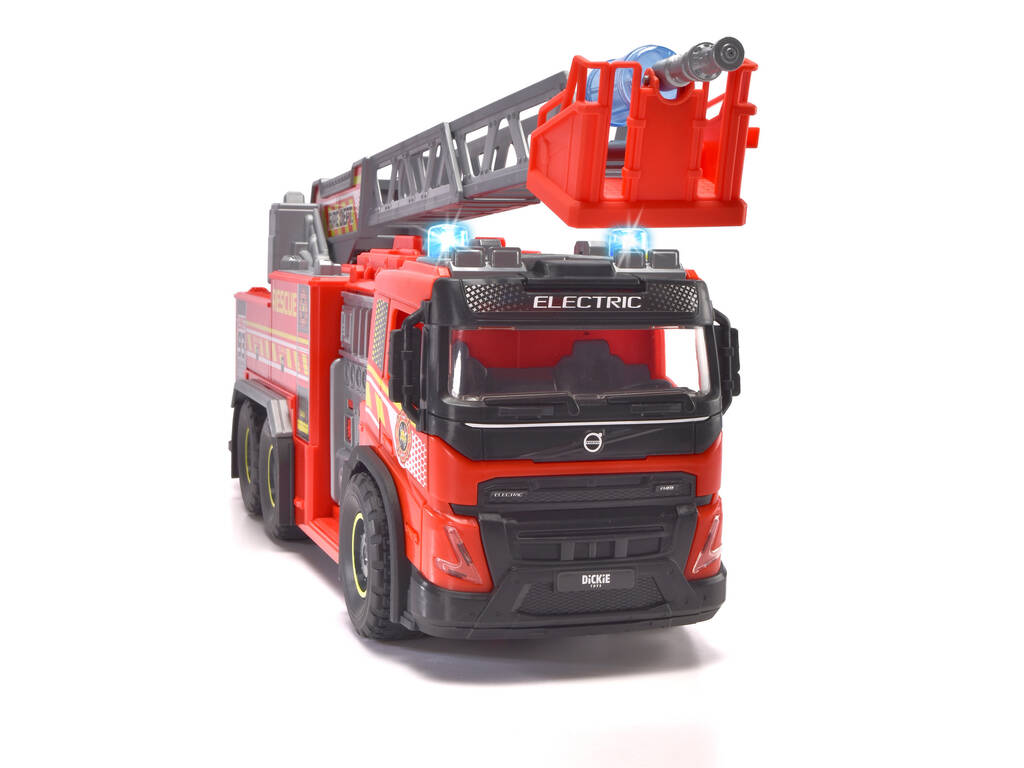 Camión de Bomberos Volvo de 55 cm con Luces y Sonidos