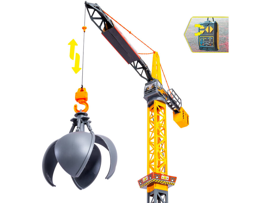 Dickie Toys Grua de 110 cm com Controlador por Cabo