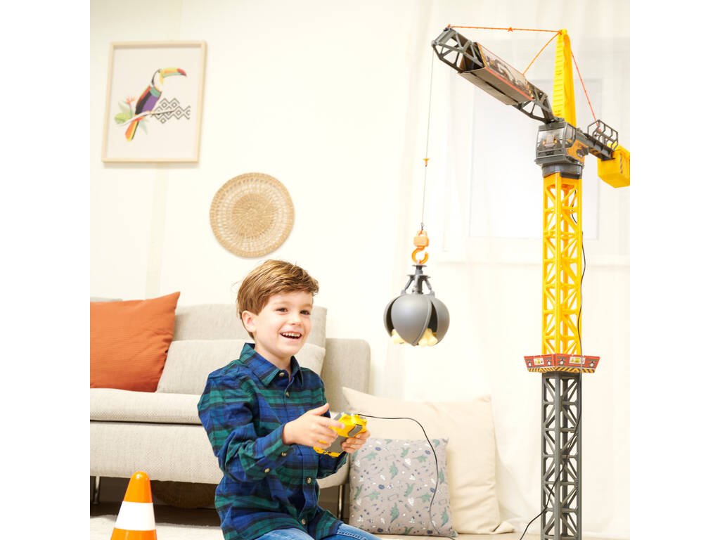 Dickie Toys Grua de 110 cm com Controlador por Cabo