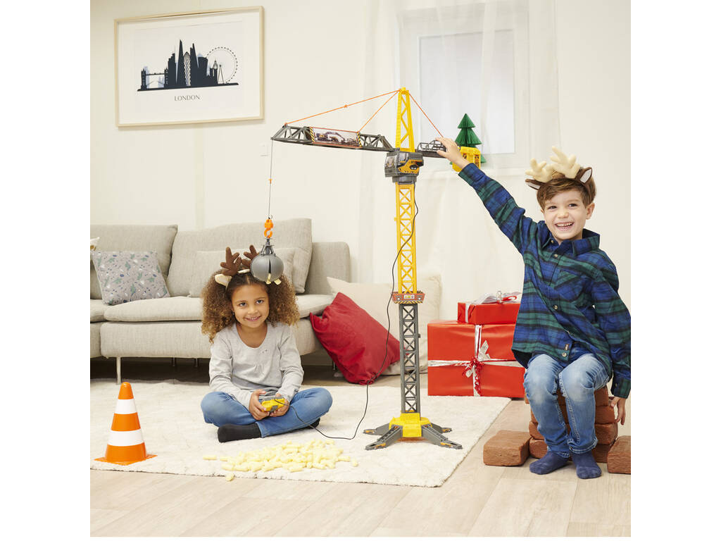 Dickie Toys Grua de 110 cm com Controlador por Cabo