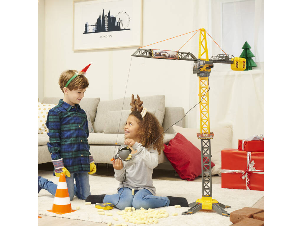 Dickie Toys Grua de 110 cm com Controlador por Cabo