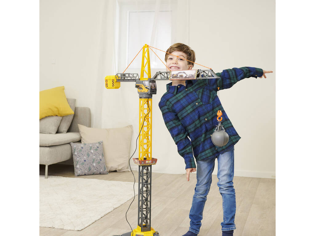 Dickie Toys Grua de 110 cm com Controlador por Cabo