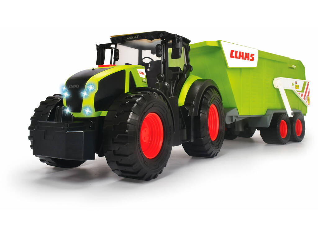 Tractor y Tráiler Claas de 64 cm con Luces y Sonidos