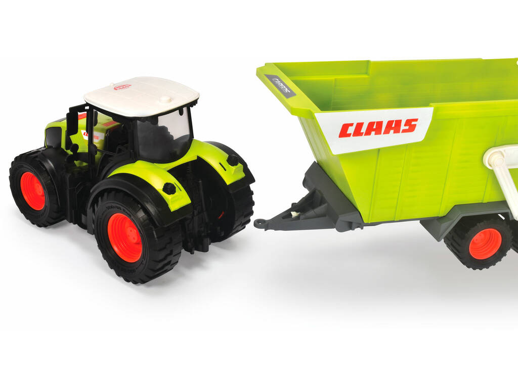 Tractor y Tráiler Claas de 64 cm con Luces y Sonidos