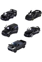 Majorette 5er-Pack Metallautos Black Edition
