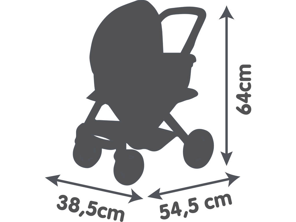 Passeggino per bambole Maxi Cosi Seggiolino e Carrozzina Rosa